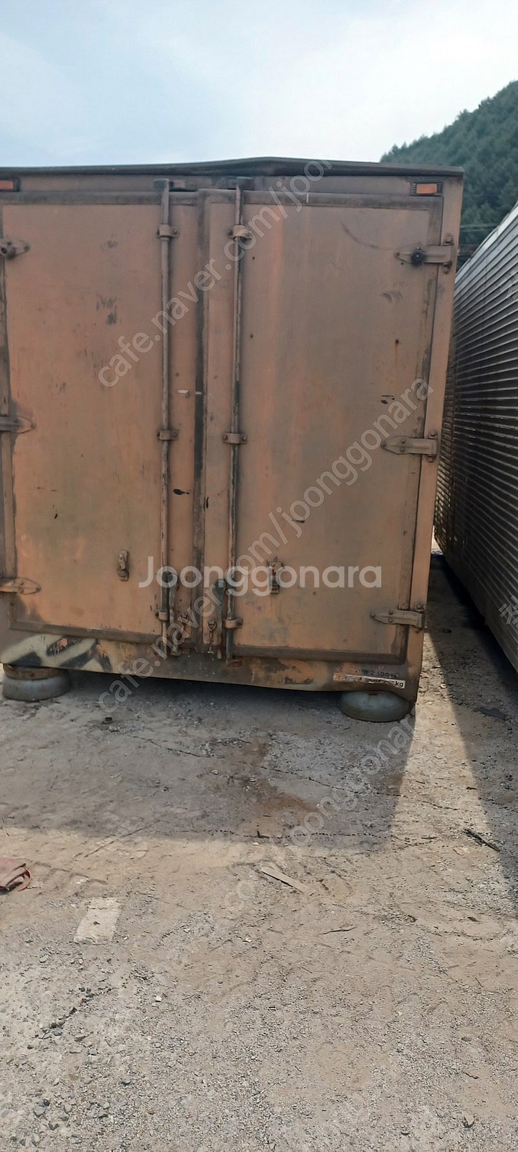 미군 컨테이너 공구 박스 간이창고 탑차 공구선반 창고 알루미늄--2